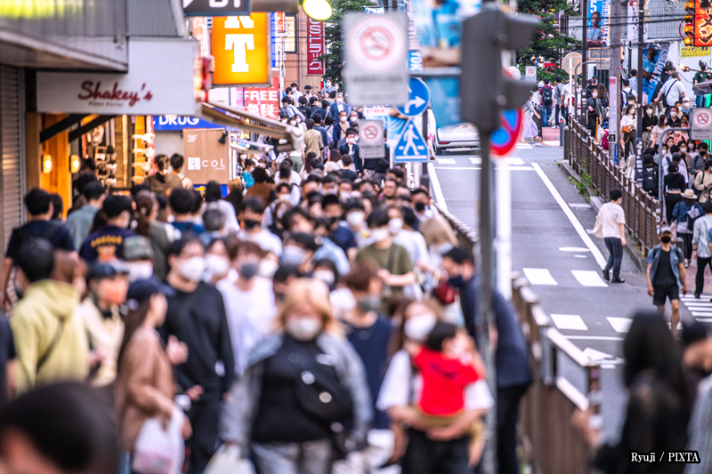 crowds during Golden Week
