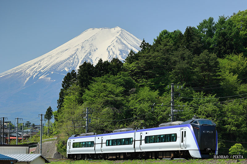 Limited Express Fuji Excursion and Mount Fuji