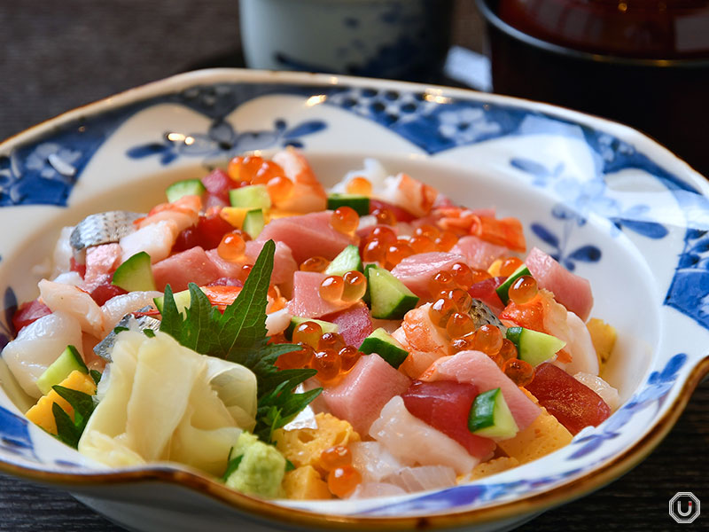 bara chirashi at Tsukiji Sushiiwa