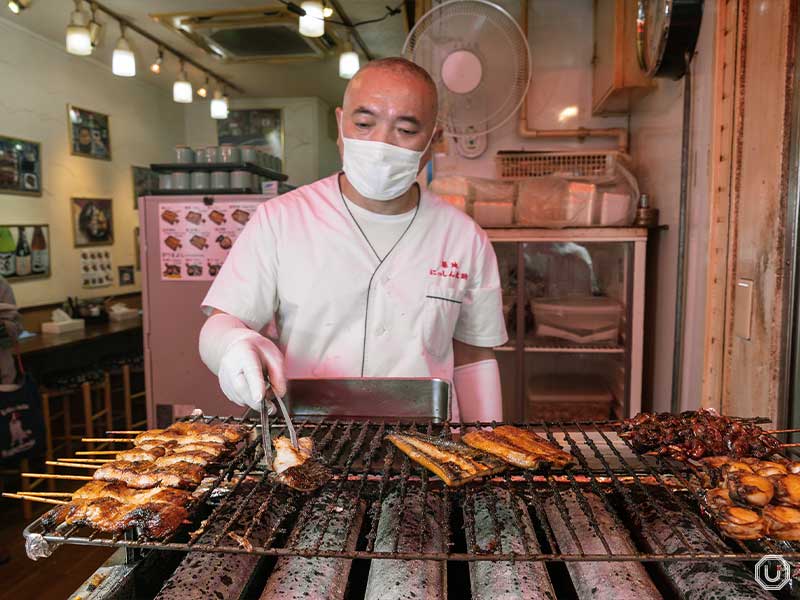 shinko unagi at Tsukiji Unagi Shokudou