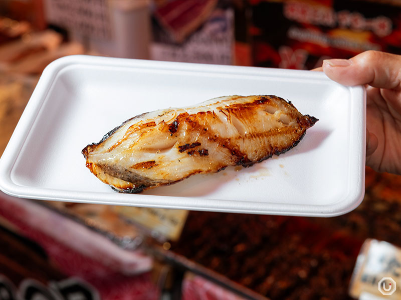 skewers at Tsukiji Unagi Shokudou