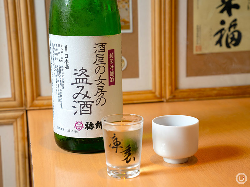 Sake at Tachinomi Kuri in Shimbashi