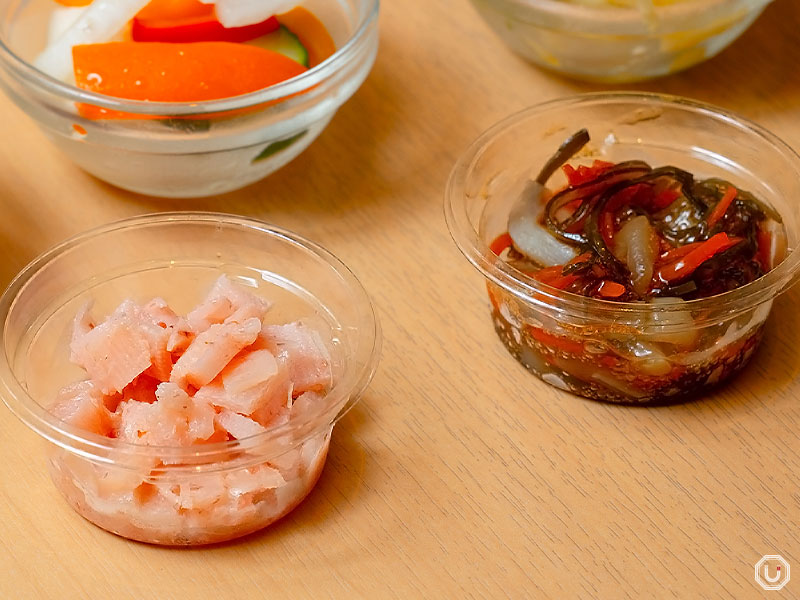 Snacks at Tachinomi Kuri in Shimbashi