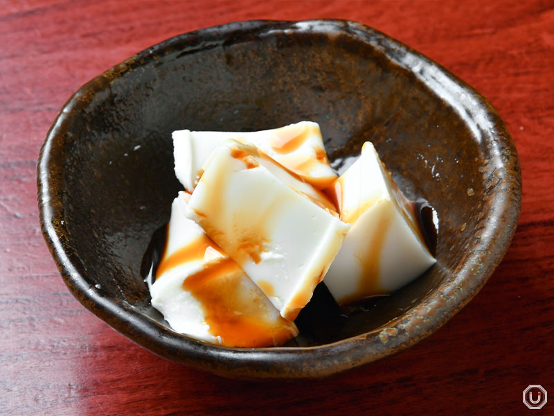 Jimami tofu at Taketomijima in Ginza