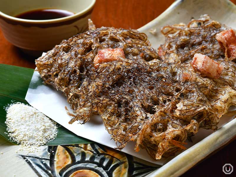 Okinawa tempura at Paikaji in Shinjuku