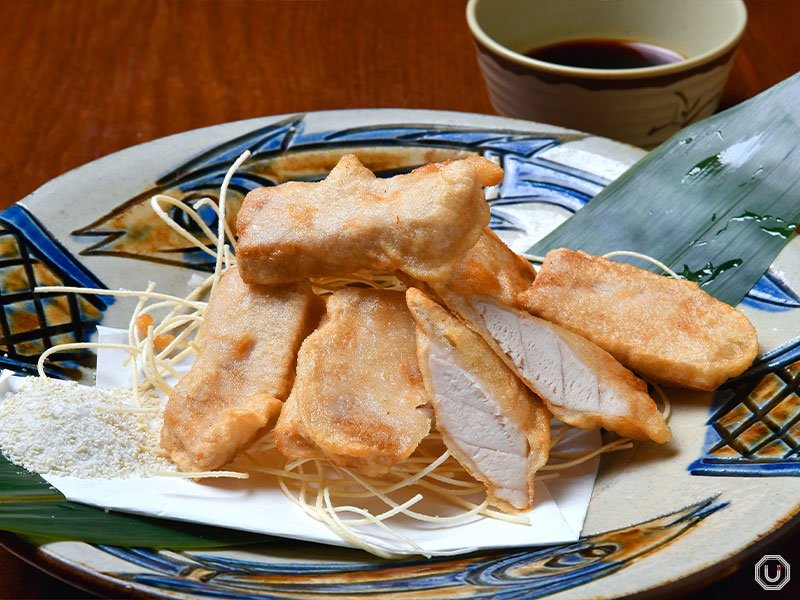 Okinawa Tuna tempura Paikaji in Shinjuku