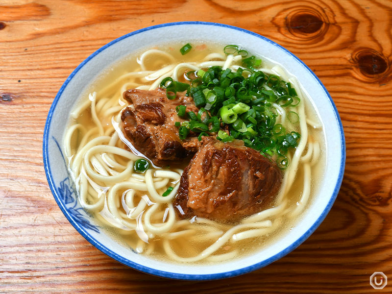 Soki soba at Miyara Seimen