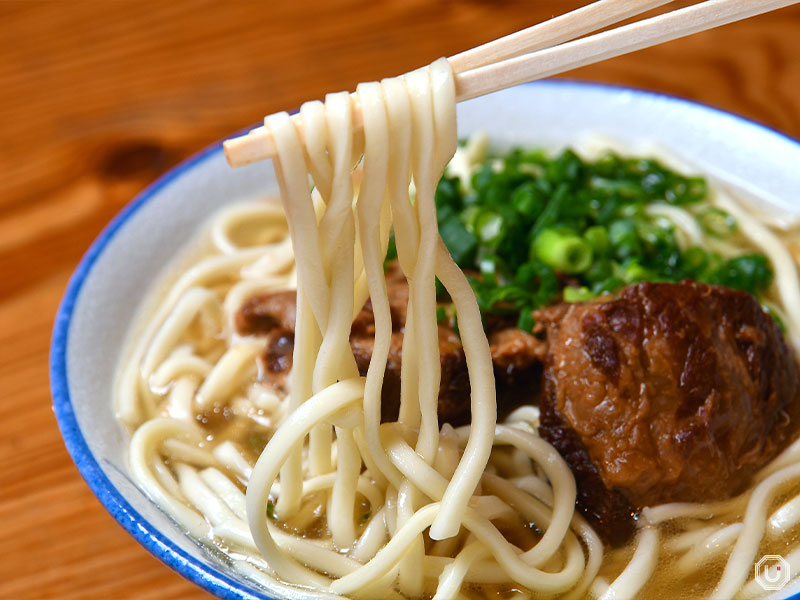 Soki soba at Miyara Seimen