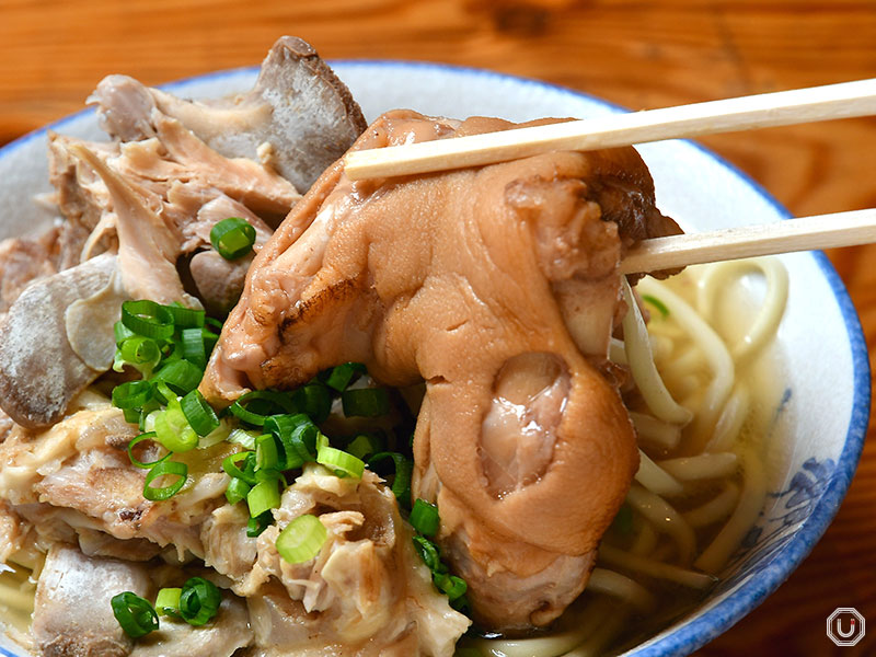 Tebichi soba at Miyara Seimen