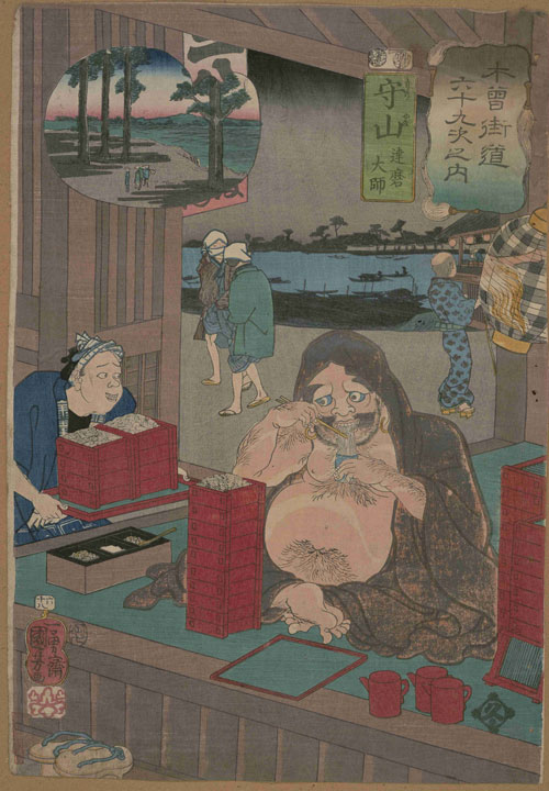 Soba noodles eaten during the Edo period