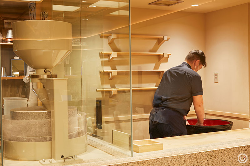 Interior of Teuchi Soba Keyaki