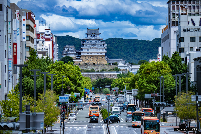 Himeji in Japan