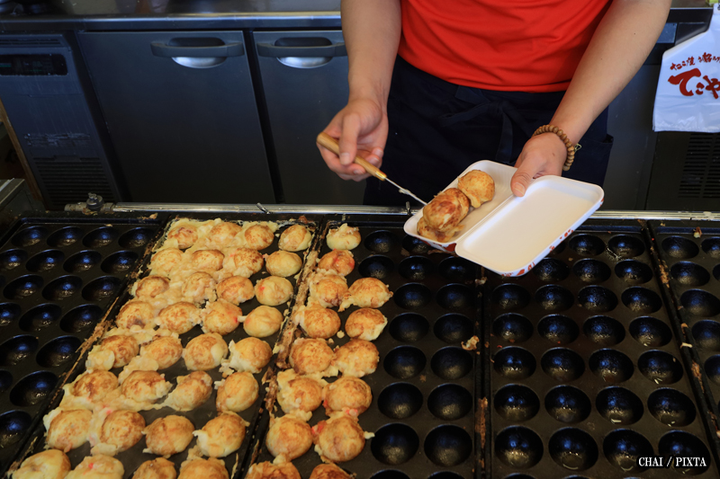takoyaki street vendor