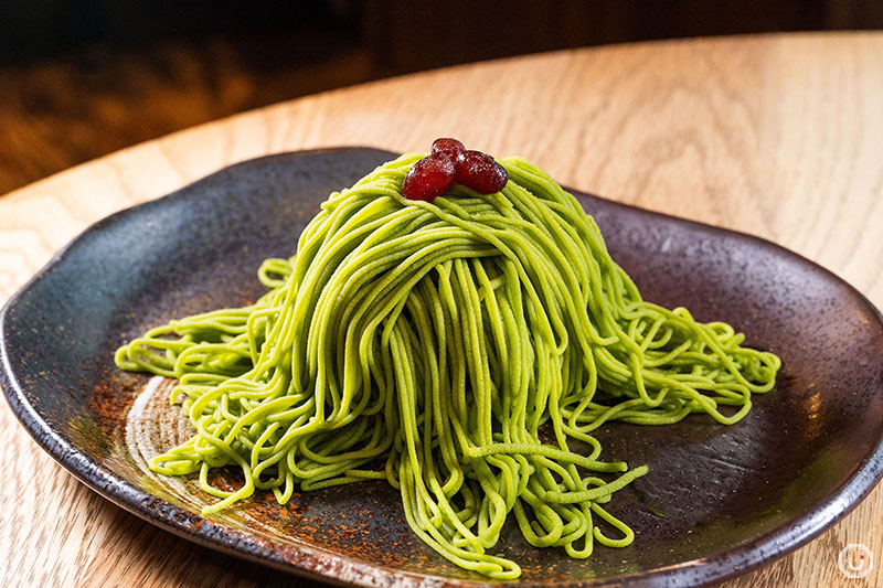 Matcha Mont Blanc at Ujien Urasando Garden