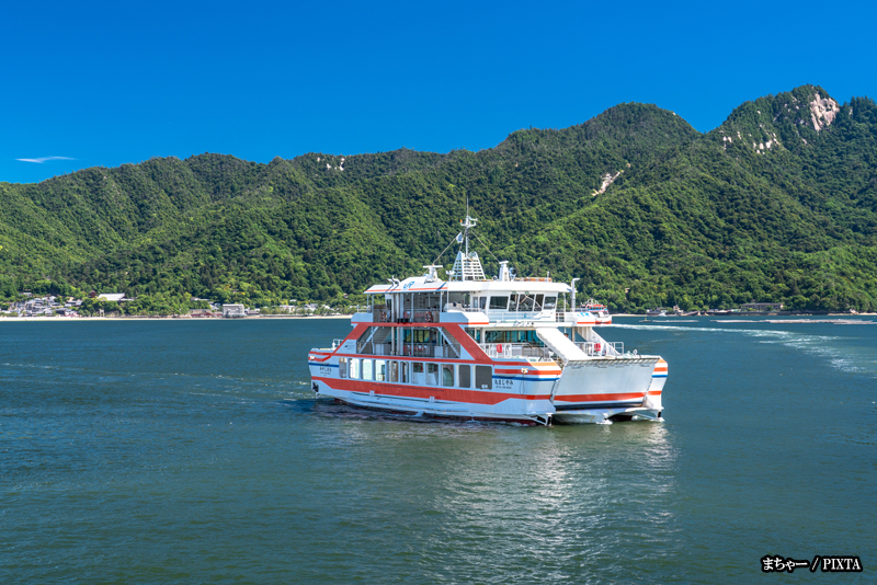 ferry to Miyajima Island