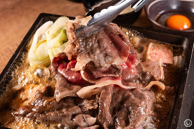 Premium sukiyaki at Kyoto Taishu Sukiyaki Hokuto