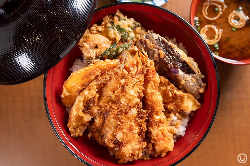 Special Tendon served at Tempura Hisago Akihabara UDX