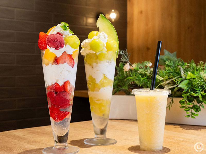 sweets at MARUTOME the Juicery Parfaiteria LUMINE Shinjuku