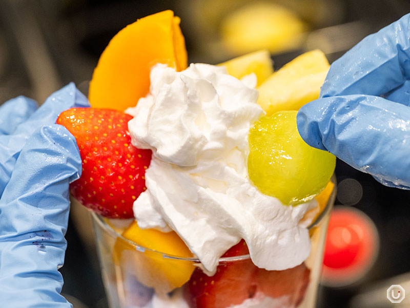 Fruits parfait at MARUTOME The Juicery Parfaiteria
