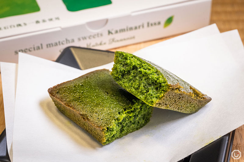 浅草の『雷一茶』の『お濃茶フィナンシェ』