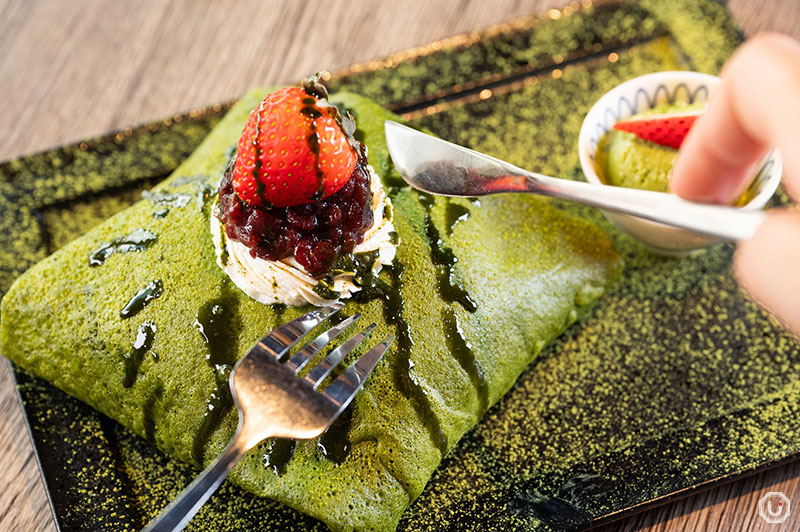 Matcha sweets at Riz Labo Kitchen