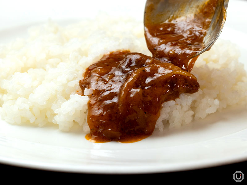 Hayashi rice and pickles