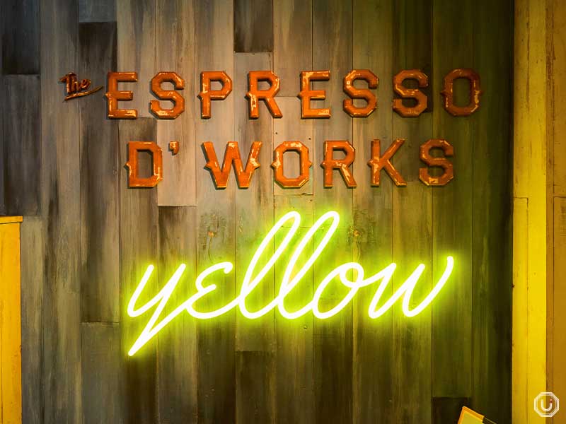 ESPRESSO D WORKS yellow 渋谷