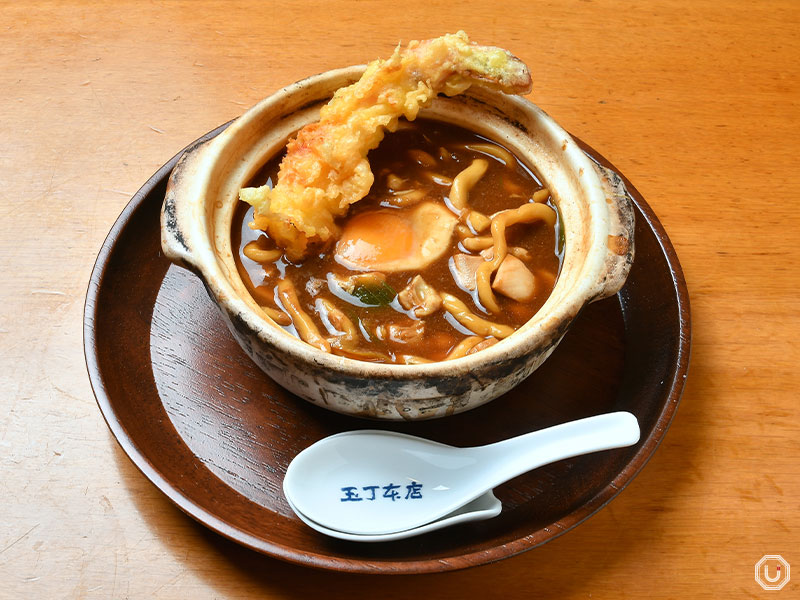 味噌煮込みうどん 海老天入り