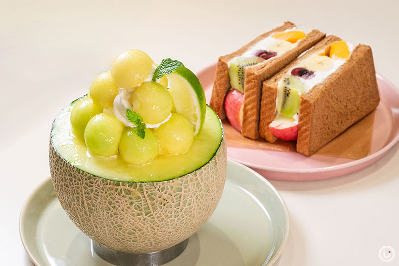 sweets at Horiuchi Fruit Farm TOKYO Solamachi