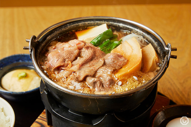 Onuma beef and kuruma-fu sukiyaki