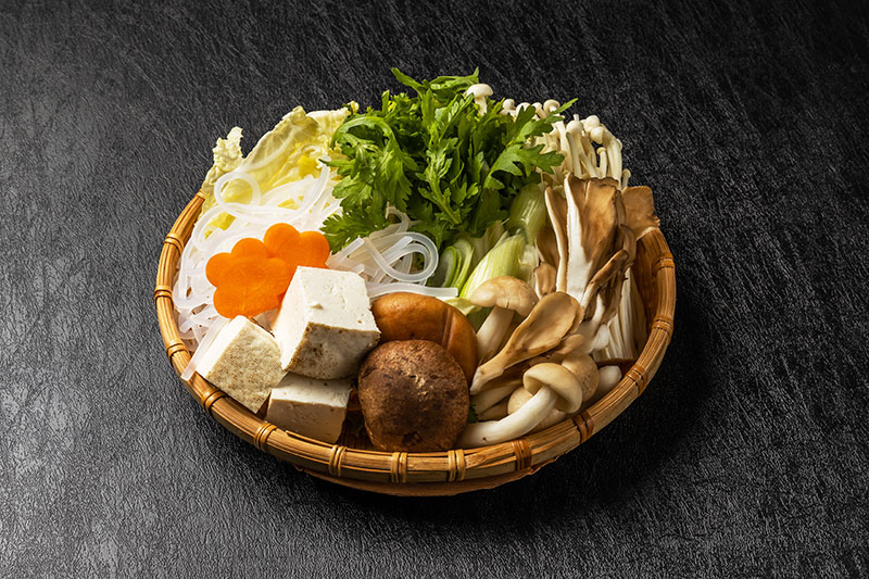 Vegetables for chanko nabe