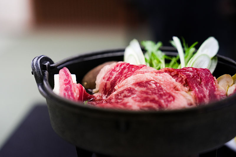 Sukiyaki preparation