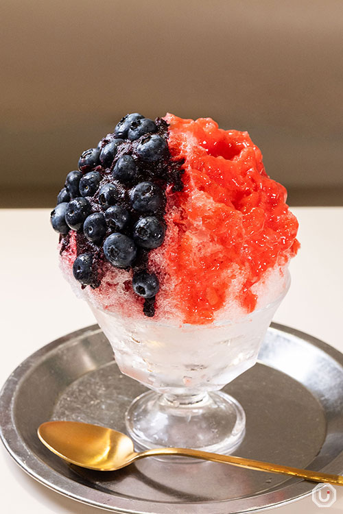 Strawberry & Blueberry Shaved Ice Horiuchi Fruit Farm
