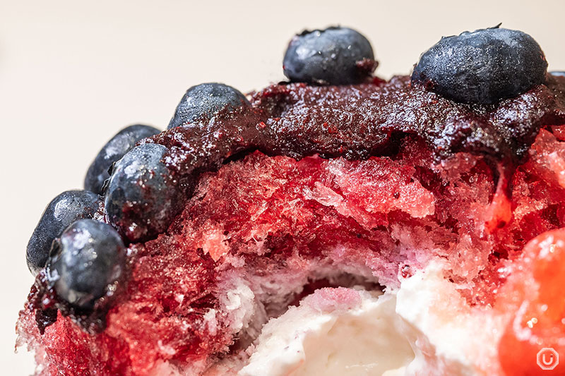 Strawberry & Blueberry Shaved Ice Horiuchi Fruit Farm