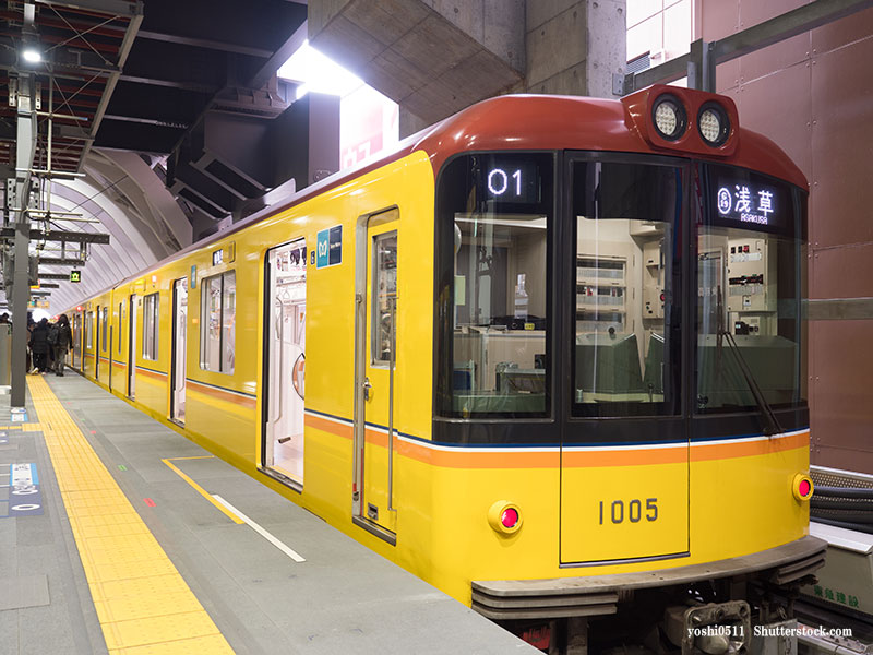Tokyo Metro Hibiya Line to Shimbashi Station
