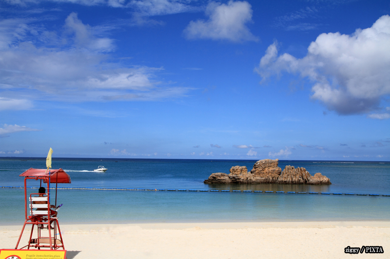 Araha Beach in Okinawa Main Island