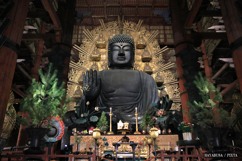 Great Buddha of Todai-ji Temple in Nara