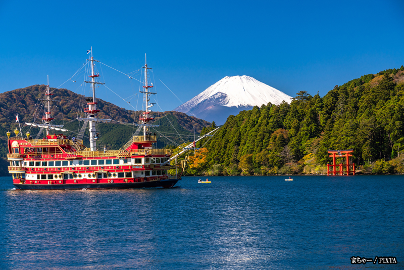 Lake Ashi in Hakone