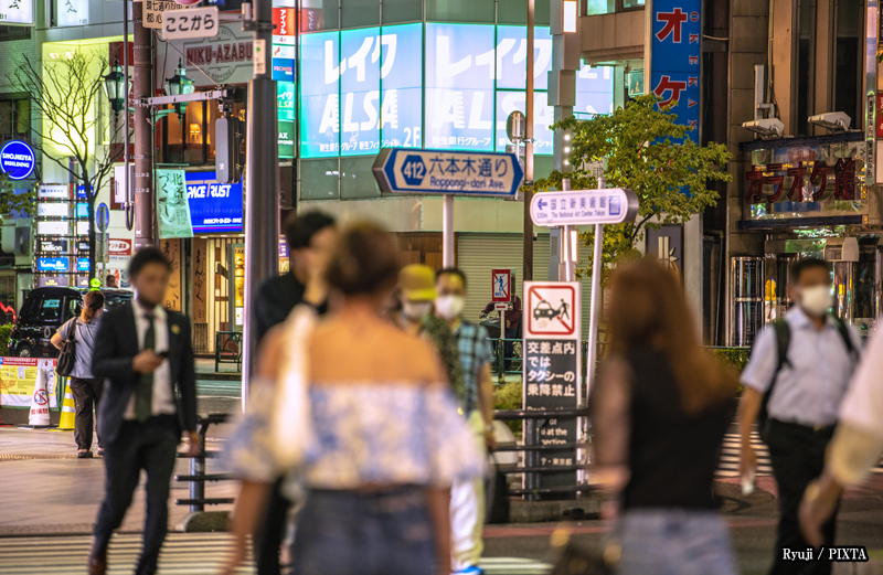 Roppongi at night