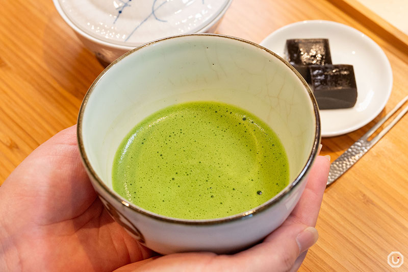 Matcha served at Nakamura Tokichi Ginza