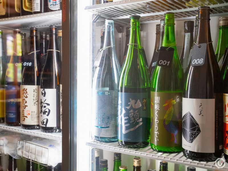 Japanese sake at KAMOSU