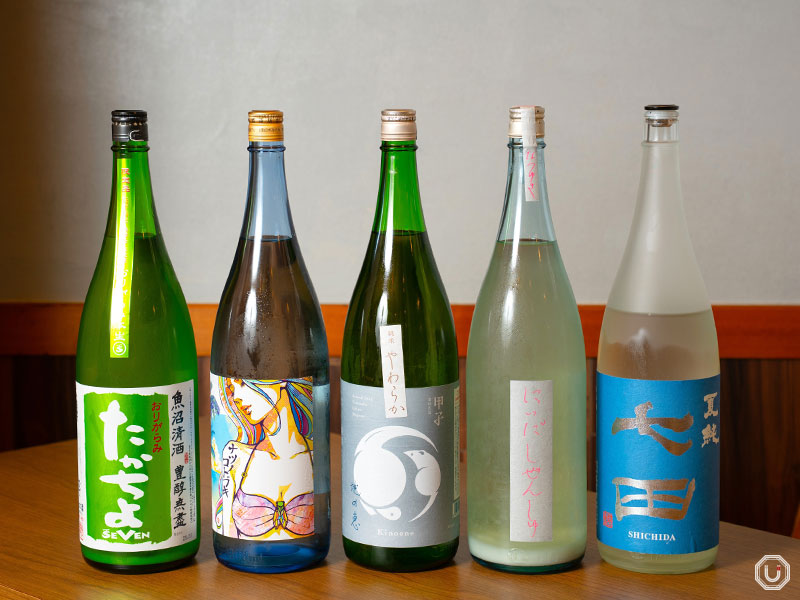 Sake at KAMOSU