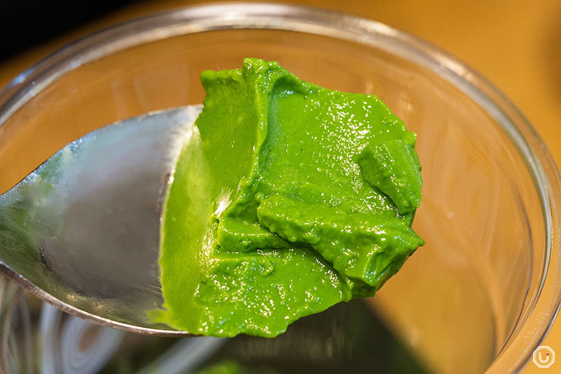 日本茶カフェ 八屋の季節のお濃茶カップパフェ