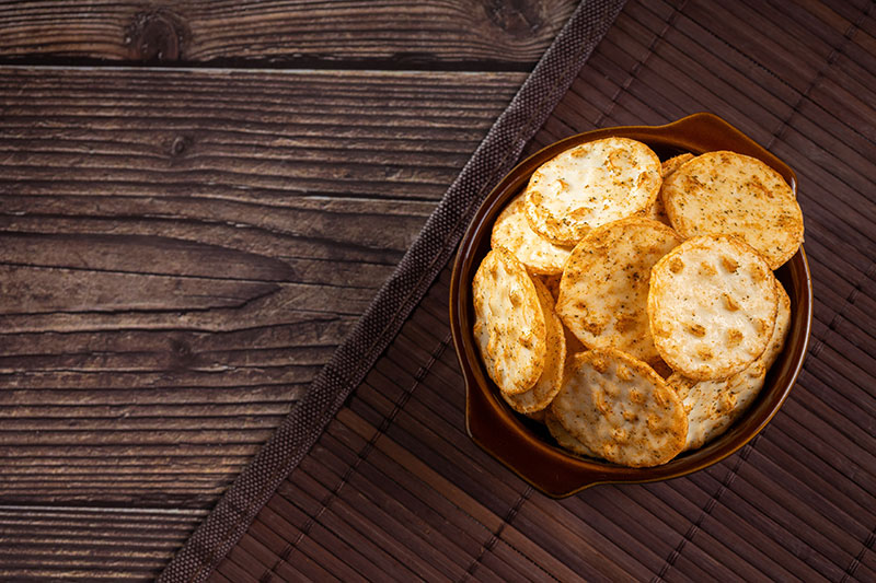 Traditional senbei