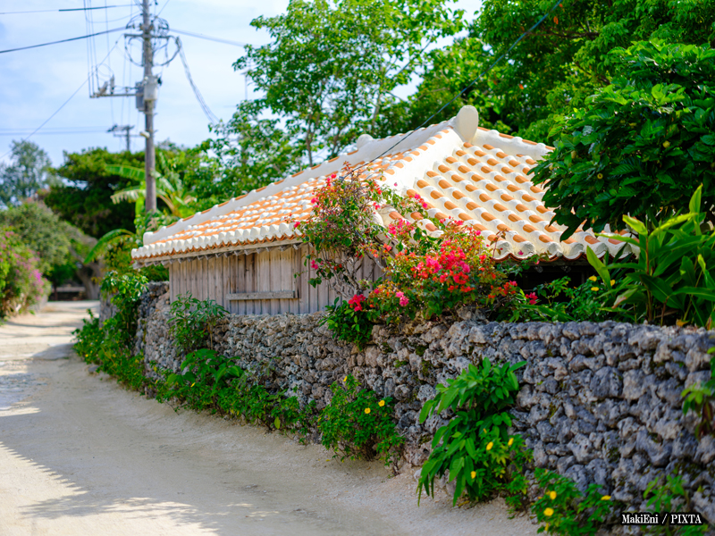 a house on Taketomi Island