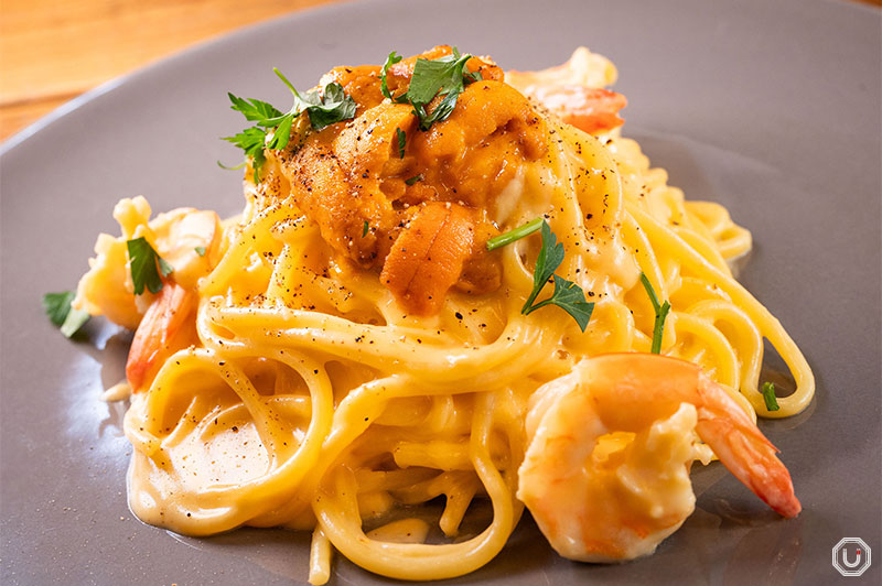 Fresh Sea Urchin Cream Spaghetti