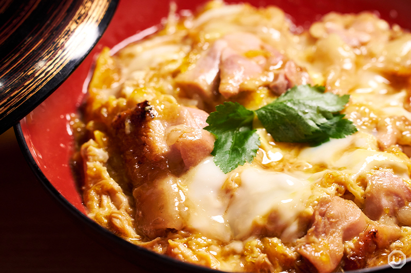 Hinai chicken oyakodon at IMAIYA Shinjuku
