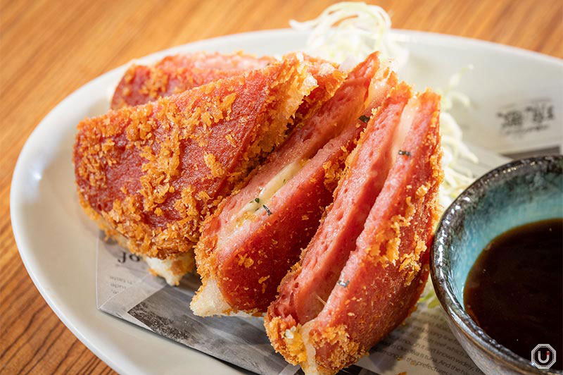 Spam katsu at Okinawa Dining Ryuka Roppongi