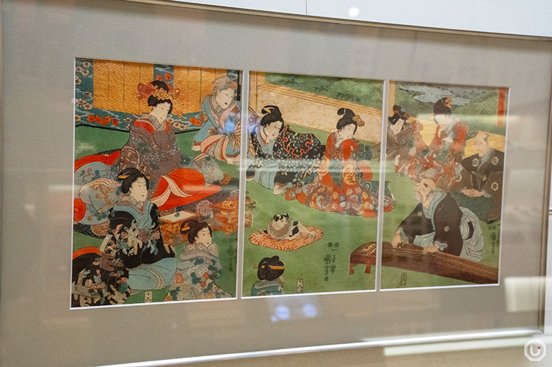 歌川国芳『御奥の弾初』<