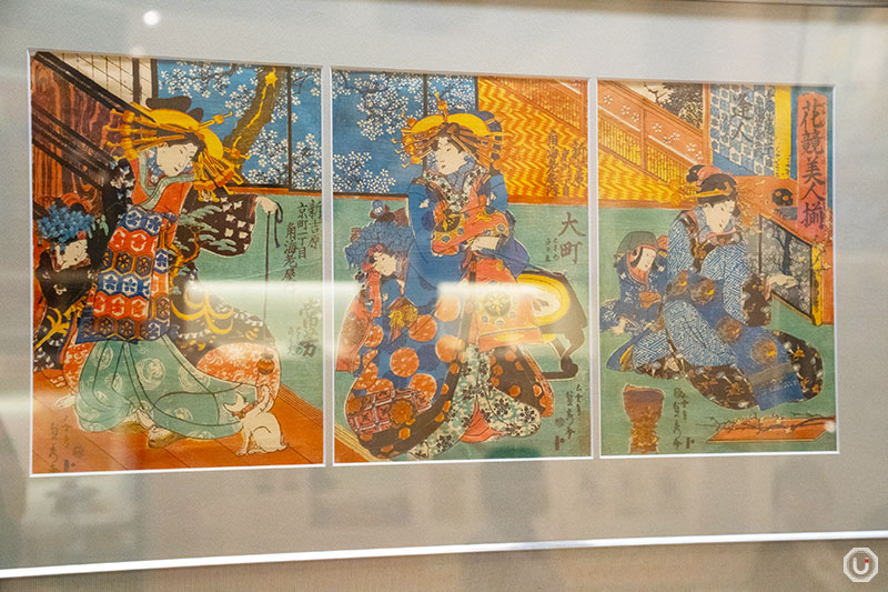 歌川貞秀『花競美人揃』